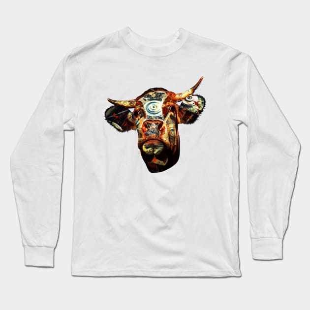 Cow Long Sleeve T-Shirt by valentinahramov